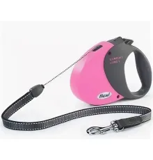 Рулетка Flexi Comfort Long М, трос 8 м (розовый)