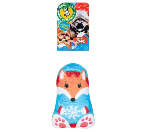 Fancy pets Игрушка для кошек Новогодняя лиса, 11 см