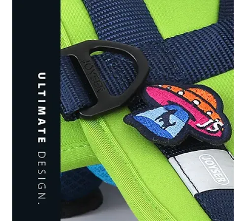Joyser Шлейка Soft Harness, зеленая, XL