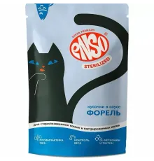 ENSO Sterilized Пауч для кошек (Форель в соусе), 85 г