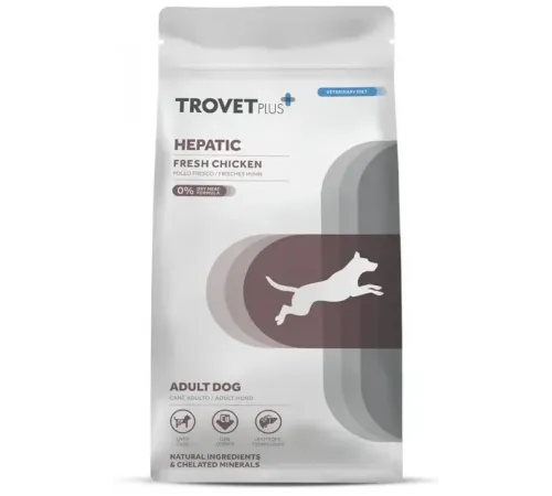 Trovet Plus Adult Dog Hepatic (Курица), 3 кг