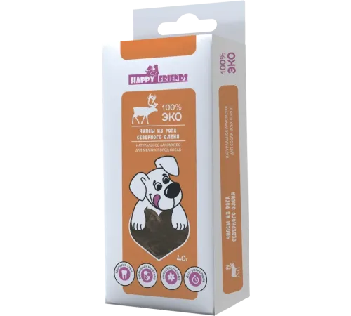 Happy Friends Рога северного оленя чипсы, 50 г
