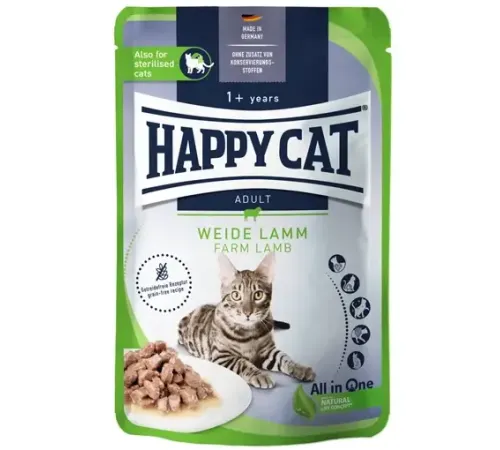 Happy Cat Culinary Кусочки в соусе (Ягненок), 85 г