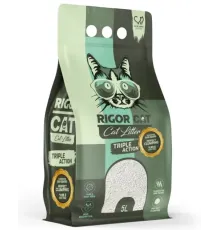 Rigor Cat Наполнитель бентонитовый Алоэ Вера, 5 л