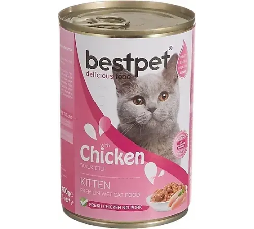 Bestpet Kitten (Курица в соусе), 400 г