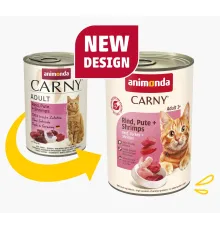 Carny Adult (с говядиной, индейкой и креветками) 200 г