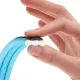 Ferplast Шлея AGILA FLUO 2, синяя, 37-45см/15мм