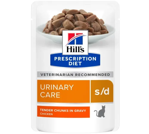 Hill's Prescription Diet s/d Urinary Care Влажный корм для кошек (Курица), 85 г