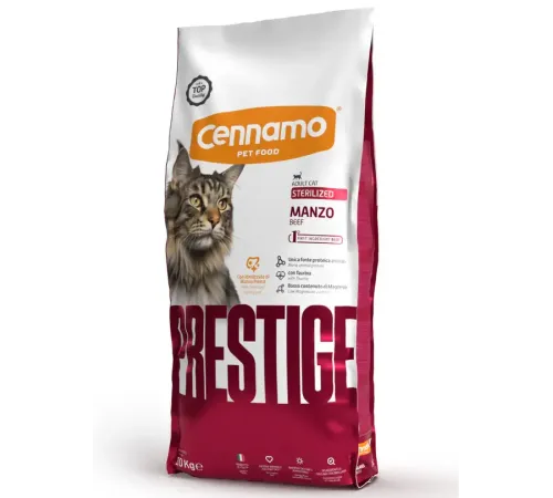 Cennamo Prestige Sterilized Cat (Говядина), 1,5 кг
