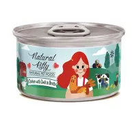 Natural Kitty Курица с уткой в бульоне, 80 г