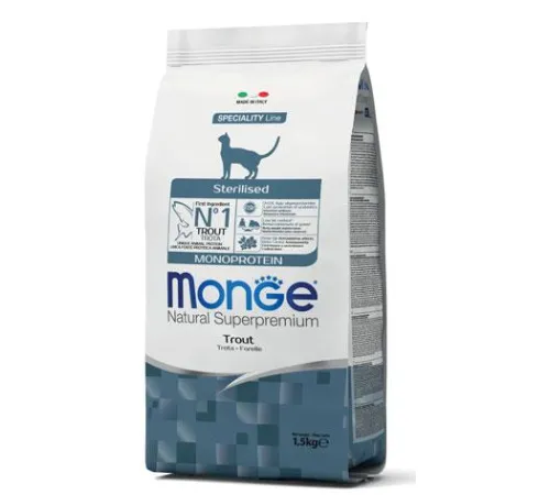 Monge Cat Monoprotein Sterilized (Форель), 400 г