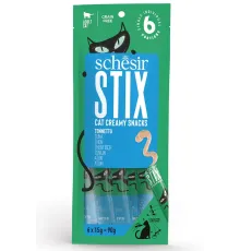 Schesir Stix Крем-лакомство с тунцом, 15 г х 6 шт
