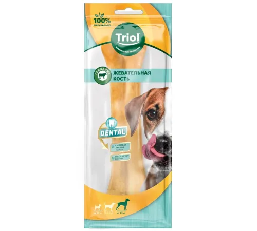 Triol Косточки жевательные DENTAL 25см, 200-210г (уп.1шт.)