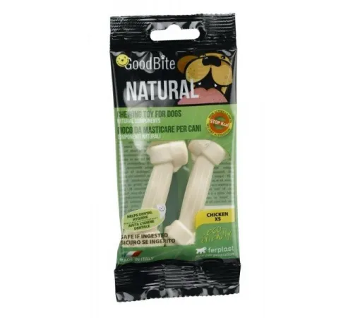 Ferplast Игрушка-кость GOODB NAT BAG POLLO (Курица) XS 2 шт/упаковка