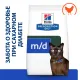 Hill's Prescription Diet m/d Diabetes для кошек, с курицей 1,5 кг