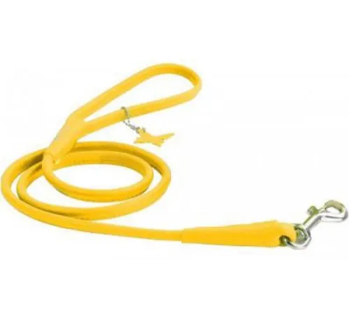 Поводок Collar Glamour круглый, желтый, 6 мм 122 см