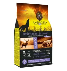 AMBROSIA Adult All Breeds (Оленина, ягненок), 2 кг