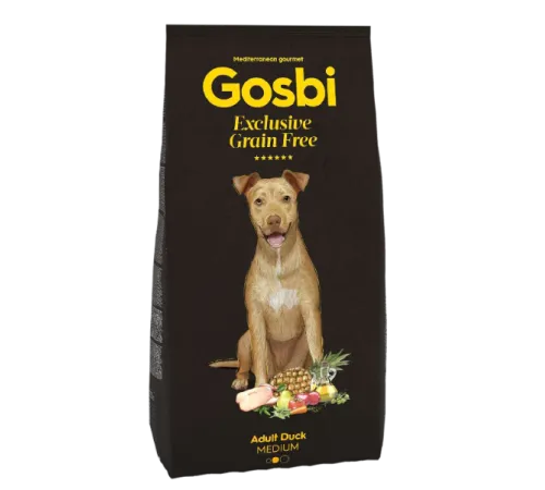 Gosbi Exclusive GF Adult Medium (Утка) 12 кг срок до 30.04.2026 г