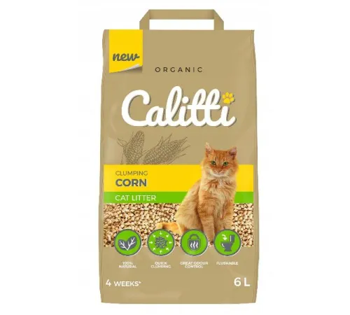 Calitti Corn Наполнитель кукурузный 6 л