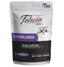 Felicia Sterilised Adult Cat (Лосось в желе), 85 г