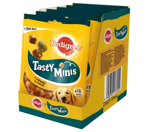 Pedigree Tasty Minis (Курица, утка), 130 г