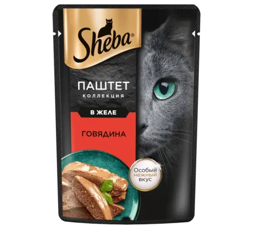 Sheba Паштет с говядиной в желе, 75 г