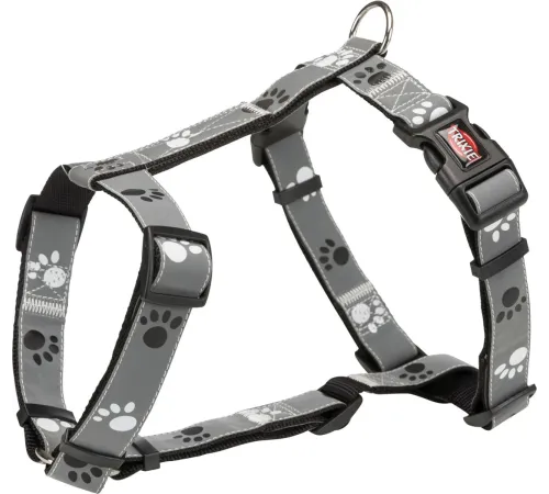 Trixie Шлея светоотражающая Silver Reflect, XS-S, 30-40см/15мм