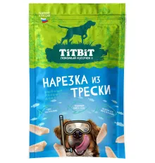 ТИТБИТ Нарезка из трески для собак, 80 г