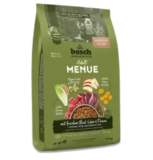 Bosch HPC Menue Adult (Говядина с субпродуктами, рожью и овсом), 1 кг