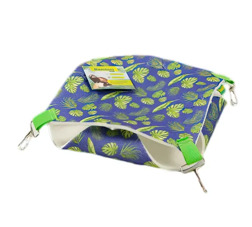Bambini Pets Гамак подвесной двухуровневый для грызунов и хорьков, 23*23*6 см