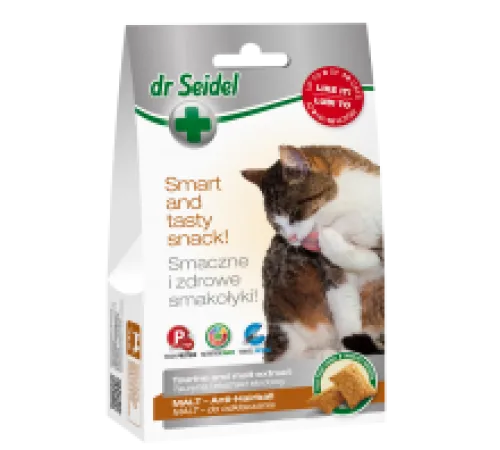 Dr. Seidel Snacks Лакомство для кошек для вывода шерсти, 50 г