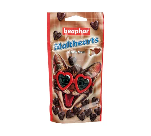 Beaphar Лакомство Malt Hearts, 52,5 г