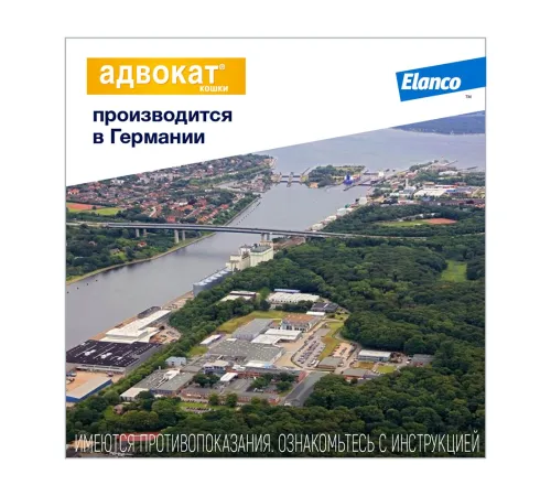 Elanco Адвокат для кошек более 4 кг, 1 пипетка