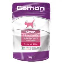 Gemon Pouch Cat Kitten Chicken, 100 г