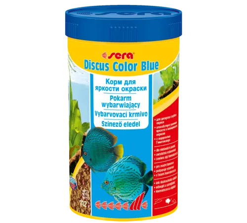 Sera Корм Discus Color Blue для окраса дискусов, 100 мл
