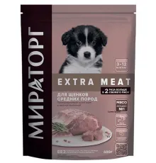 Мираторг Extra Meat для щенков средних пород (Телятина), 600 г