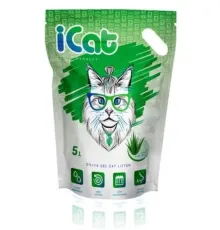 iCat Силикагелевый наполнитель Алоэ, 5 л