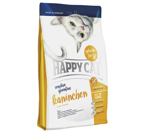 Happy Cat Sensitive Grainfree (Кролик, говядина, картофель) 1,4 кг