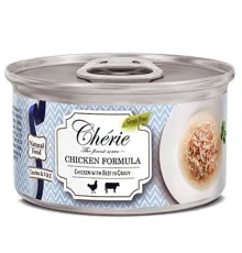 Cherie Chicken Formula (Курица, говядина в соусе), 80 г