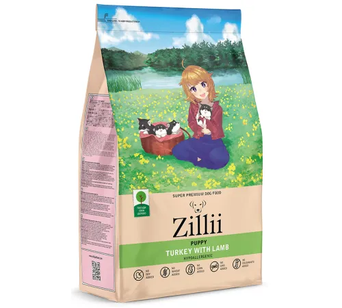 ZILLII Puppy (Индейка, ягненок), 800 г