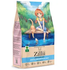 ZILLII Light & Sterilized Cat (Белая рыба, лосось), 400 г