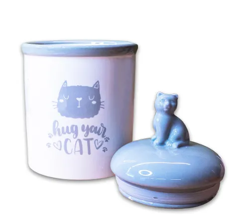 Mr.Kranch Бокс для хранения корма Hug your cat, 1650 мл