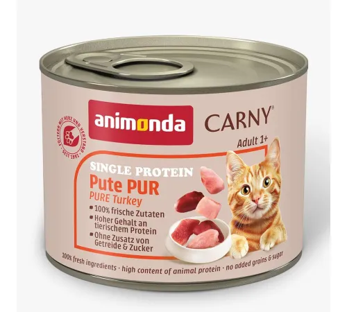 Carny Single Protein Adult (с индейкой) 200 г