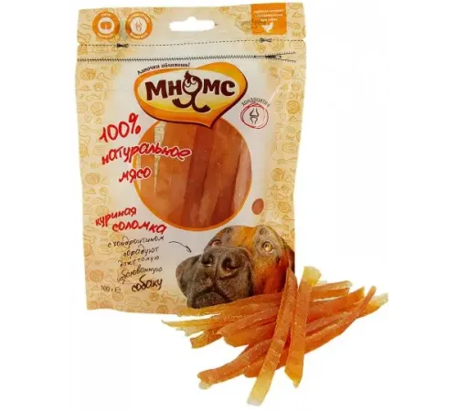 Мнямс Куриная соломка с хондроитином, 100 г