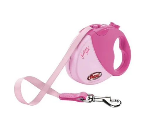 Рулетка Flexi Funtime XS, лента 3 м (розовый)