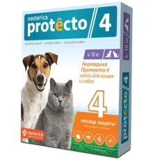 Neoterica Protecto Капли, для кошек и собак 4 - 10 кг