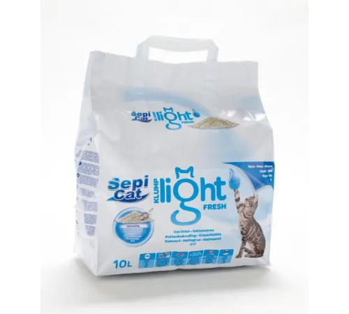 Наполнитель ультракомкующийся Sepicat Klump Light Fresh 10 л