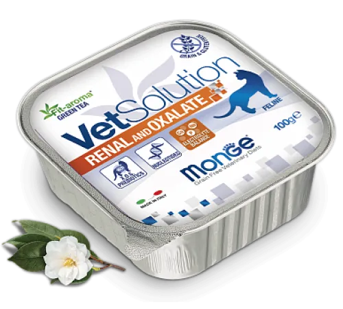Monge Консервы VetSolution Renal Oxalate Cat (Курица, свинина), 100 г
