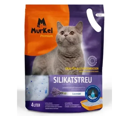 Murkel Наполнитель силикагелевый (Лаванда), 4 л/1,8 кг