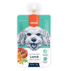 Wanpy Dog Мясное пюре из ягненка, 90 г